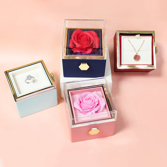 Rotating Eternal Rose box