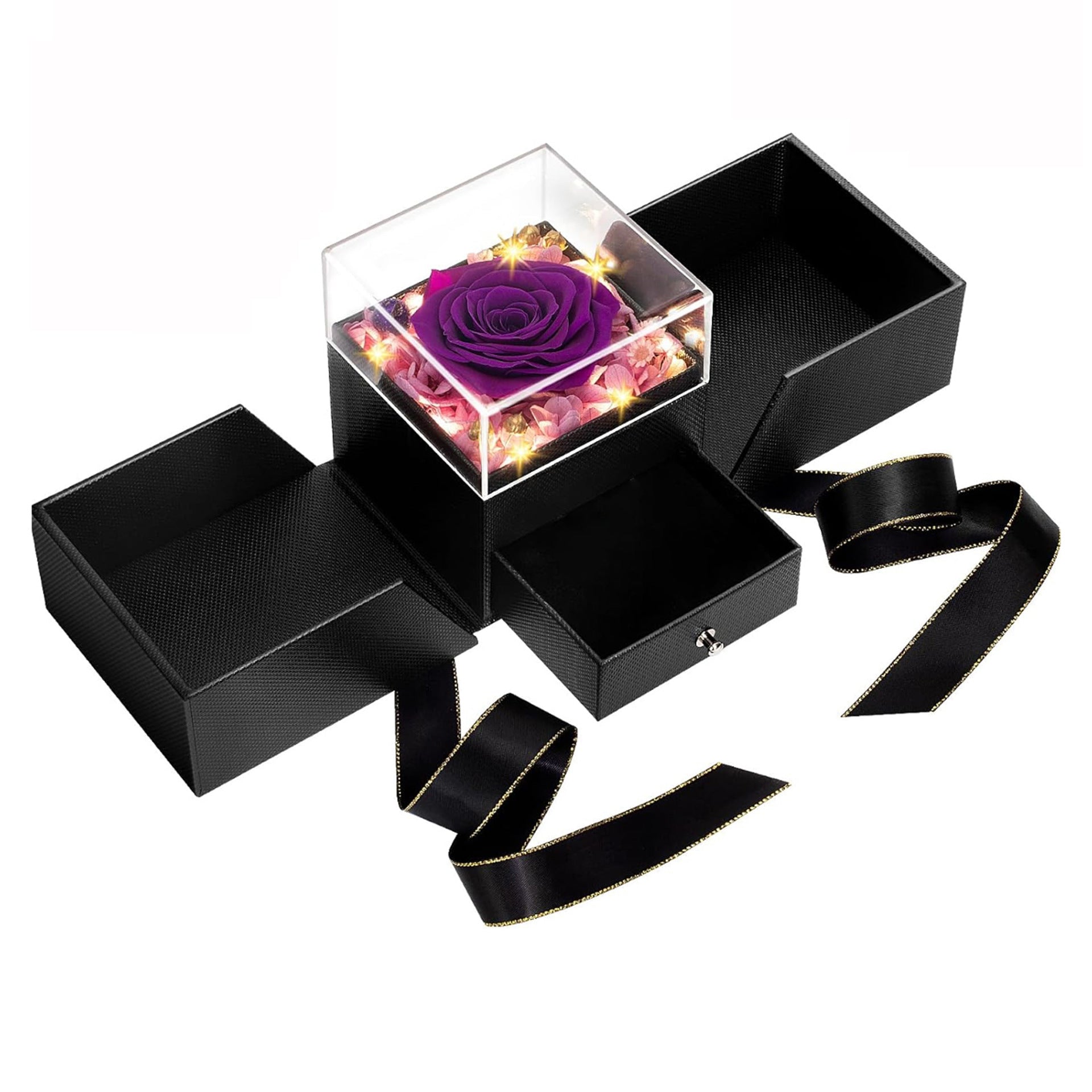 EternaGlow™ Preserved Rose Jewelry Gift Box