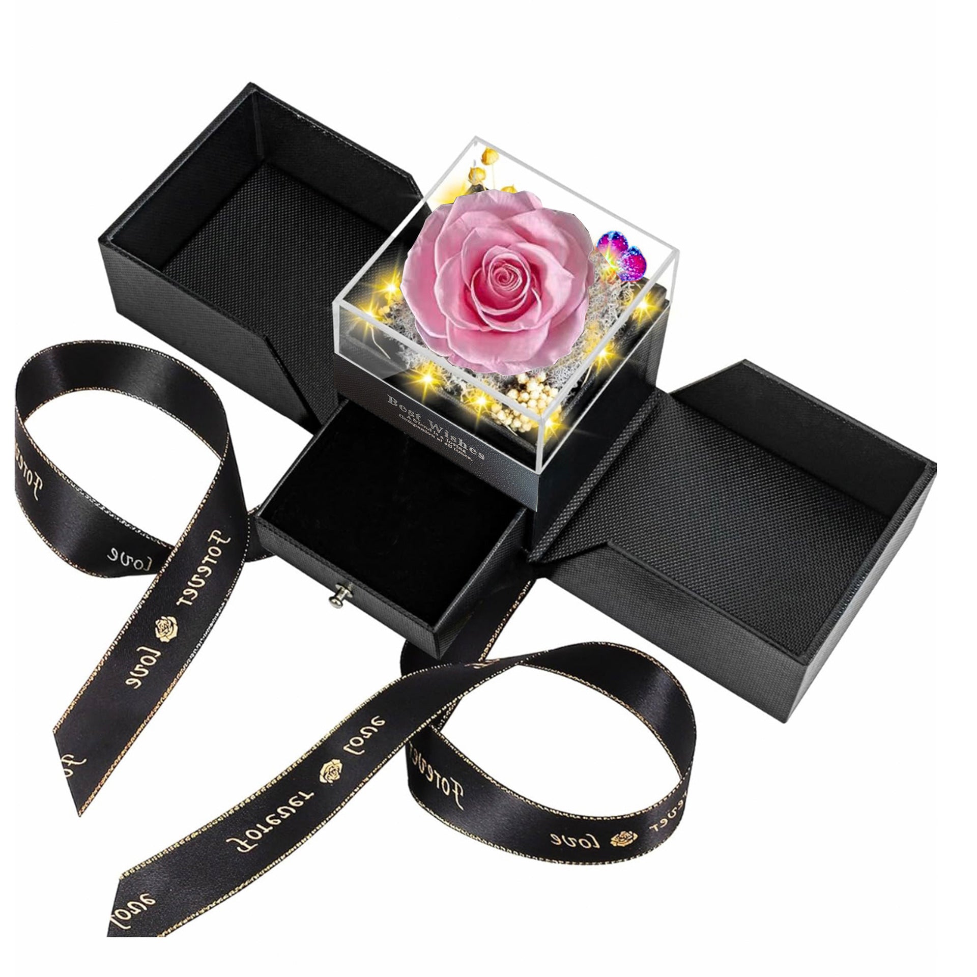 EternaGlow™ Preserved Rose Jewelry Gift Box
