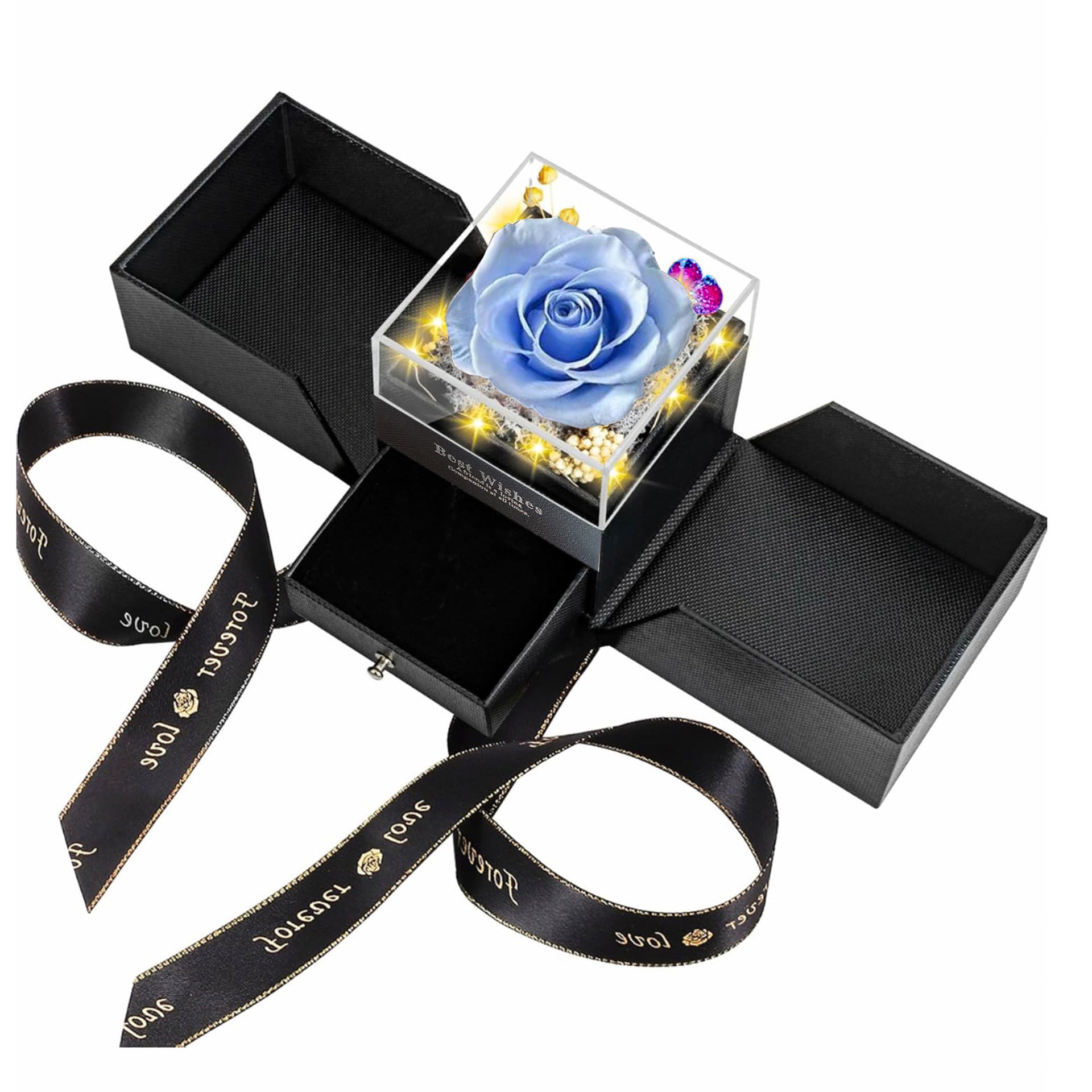 EternaGlow™ Preserved Rose Jewelry Gift Box