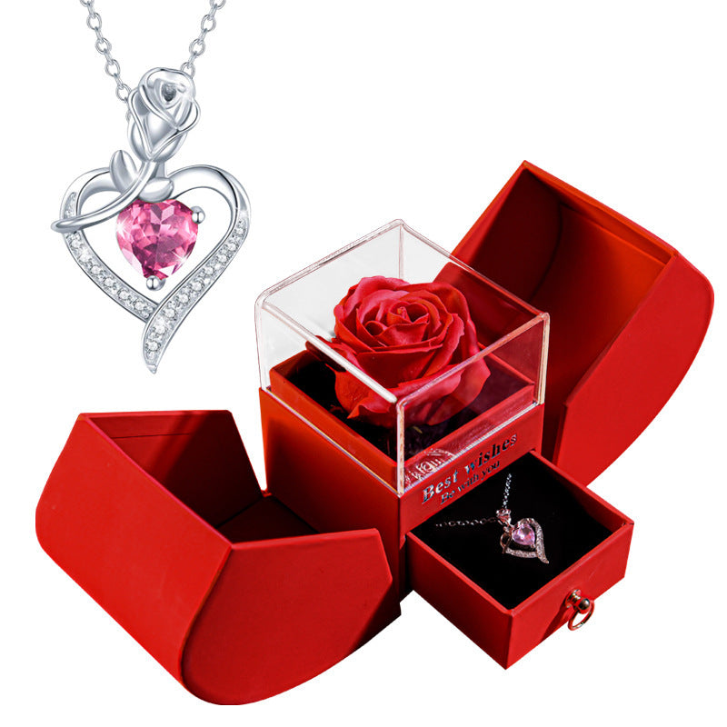 Eternal Rose Necklace Women