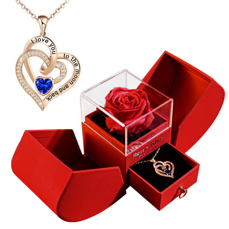 Eternal Rose Necklace Women