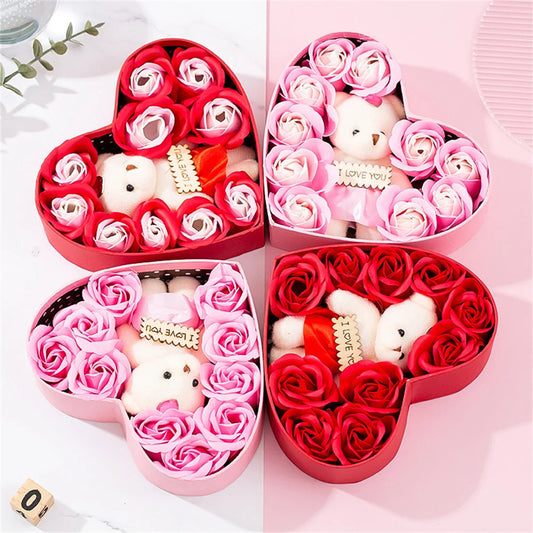 Heart Box Roses