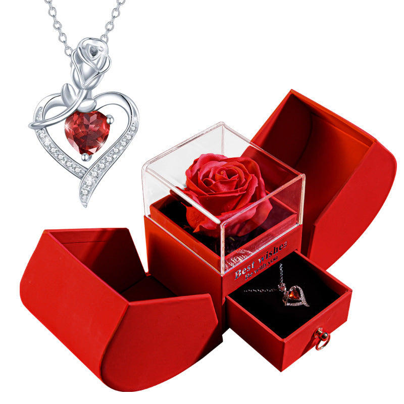 Eternal Rose Necklace Women